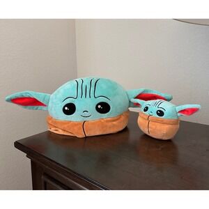 Star Wars Baby Yoda Plush Pillow with Zippered Pouch 1 baby/Child Stuffed Animal